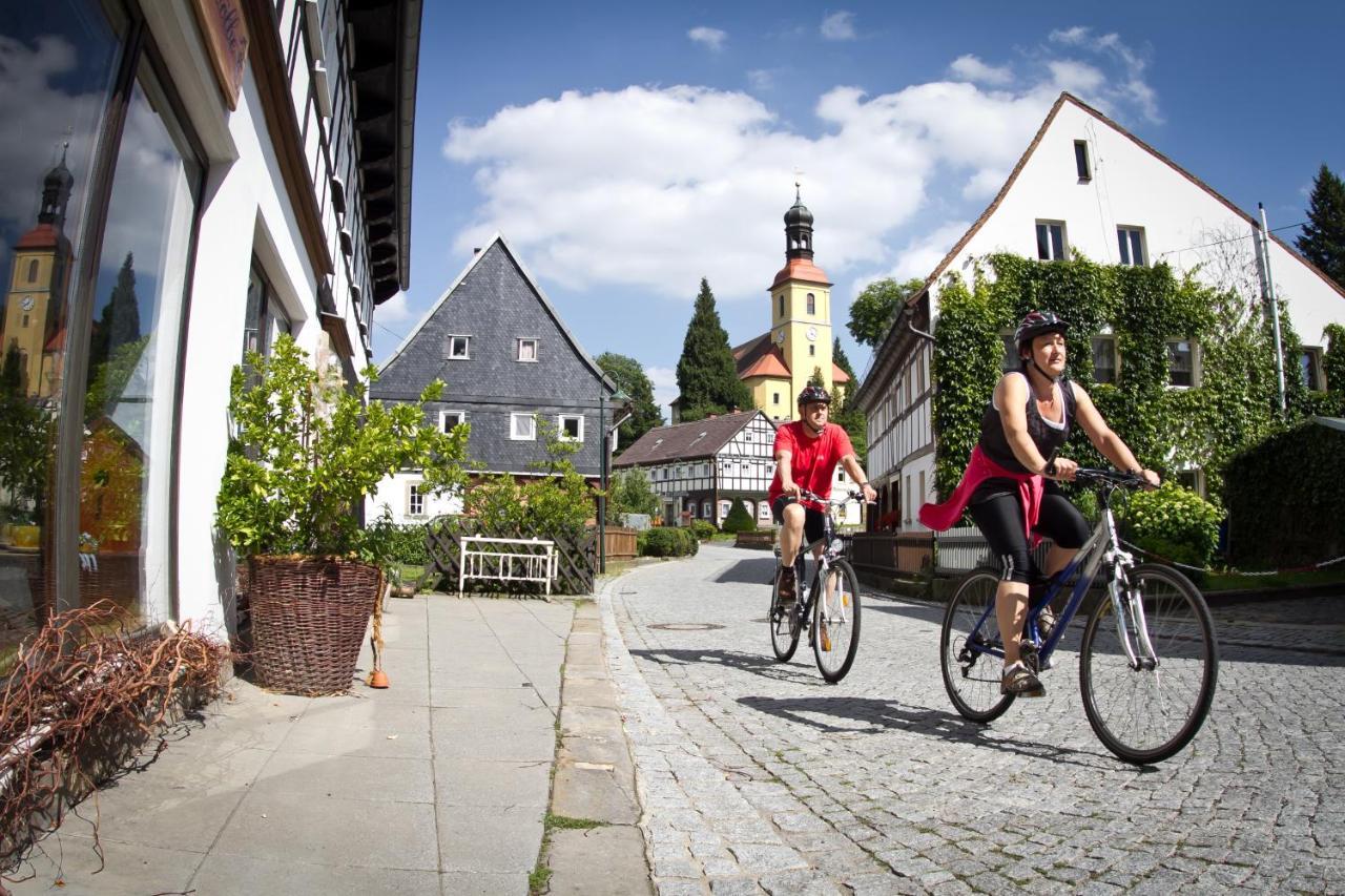 Ferienwohnung 60Er Jahre Design Apartment - 65Qm Fewo Im Zittauer Gebirge - Familienfreundliche Unterkunft Am Bergfuss Zum Toepfer Olbersdorf Екстер'єр фото